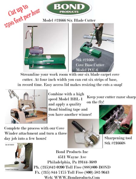Bond's Flyers & Reference Sheets - Bond Products Inc