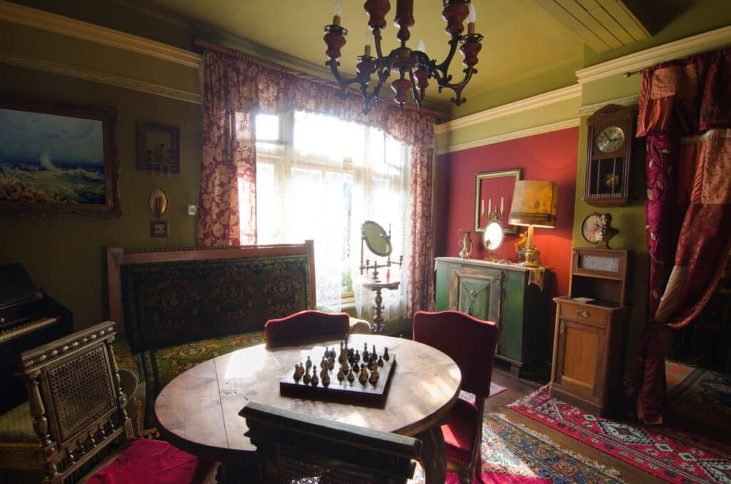 Images shows an antique rug to illustrate the concept of how to identify an antique Persian rug