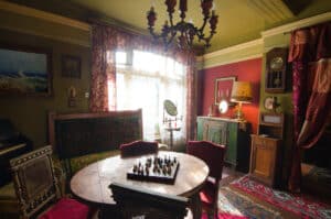 Images shows an antique rug to illustrate the concept of how to identify an antique Persian rug