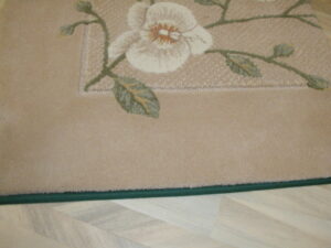 Use Instabind to repair worn carpet edges