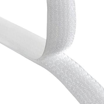 3/4 White Loop Tape 25 yd rolls sew quality - Bond Products Inc