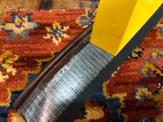 faux leather carpet binding