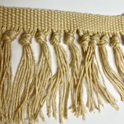 #OR-5 Gold Lt Knot Cotton Fringe **NEW DECEMBER 2024**